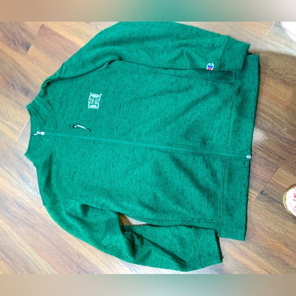 Hawaii rainbow warriors green tri zip men’s M casual sports classic active fall